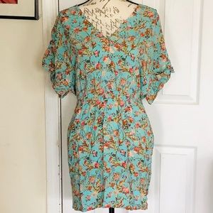 Zara Basic Flower Print Dress with Pockets